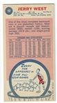 1969 Topps Basketball #90 Jerry West - Los Angeles Lakers